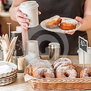 Doughnut Store Counter