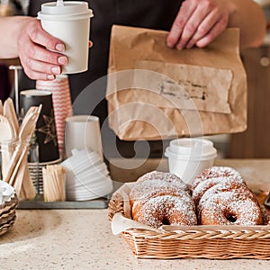 Doughnut Store Counter