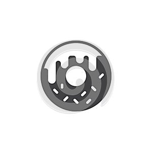 Doughnut vector icon photo