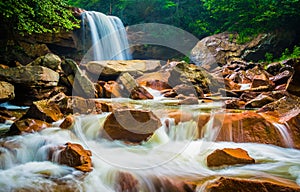 Douglas Falls, on the Blackwater River in Monongahela National F