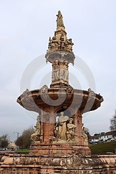 The Doulton terracotta Fountain, Glasgow Green