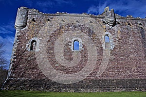 Doune Castle in Central Scotland and Set of Monty Python