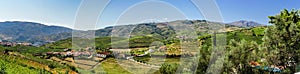 Douro hills panoramic view