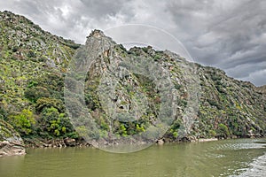 The Douro Douro from Miranda do Douro from water cruise photo