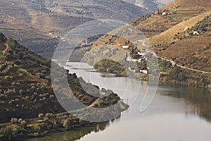 Douro valley from Casal de Loivos viewpoint photo