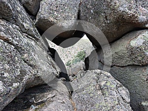 Douro river natural border between Spain Portugal natural deep photo