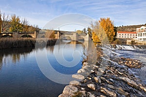 Douro river at Soria (Spain) photo