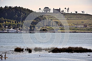 Douro river at sunset