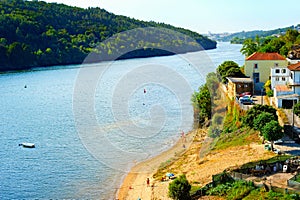 Douro river valley village Portugal