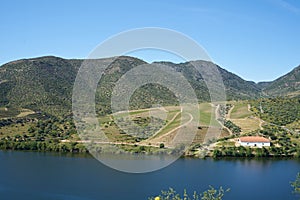 Douro river wine valley region in Portugal