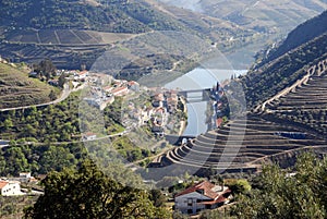 Douro Valley - mail Vineyard region in Portugal.