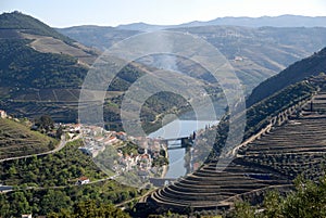 Douro Valley - mail Vineyard region in Portugal.