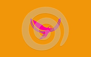 Dove Bird Icon Vector Logo Design
