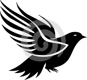 Dove - high quality vector logo - vector illustration ideal for t-shirt graphic