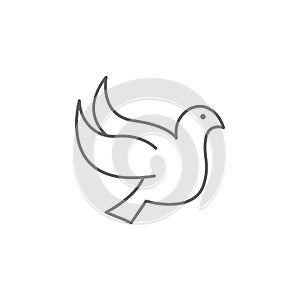 Dove, Holland icon. Element of Holland icon. Thin line icon for website design and development, app development. Premium icon