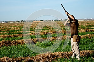 Dove Hunter takes aim photo