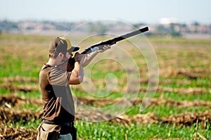 Dove Hunter takes aim photo
