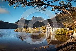 Dove Lake. Cradle Mountain. Tasmania. Australia.