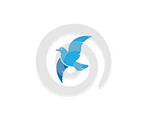 Dove logo template vector icon