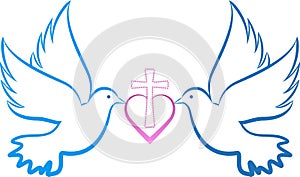 Dove love cross