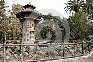 Dovecote in La Glorieta park in the afternoon in Alcoy photo