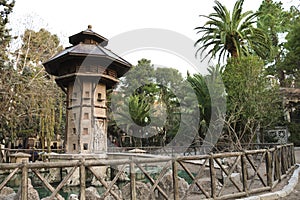 Dovecote in La Glorieta park in the afternoon in Alcoy photo