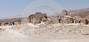The Dovecote Towers at Masada in Israel
