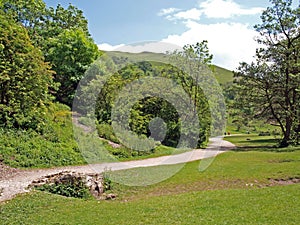 Dovedale in Derbyshire.