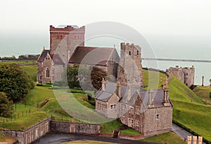 Dover castle church landscape