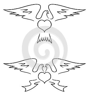 Doves Illustration