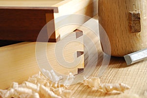 Dovetailed joint