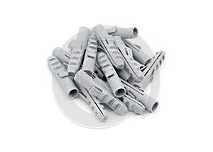 Dowels on white background