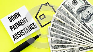 Down payment assistance is shown using the text photo