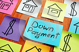 Down payment on a house on the memo