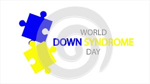 Down Syndrome World Day puzzle