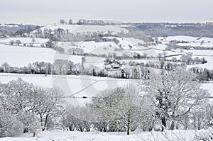 Downham Hill in Snow