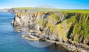 Downie Bay from Troup Head in Scotland