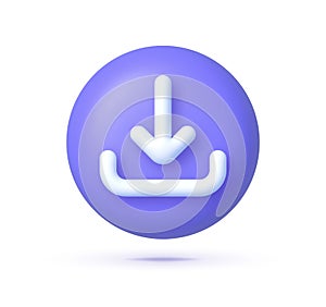 Download 3d, great design for any purposes. Vector illustration design. Check mark icon. Realistic 3d arrow, cursor. Web