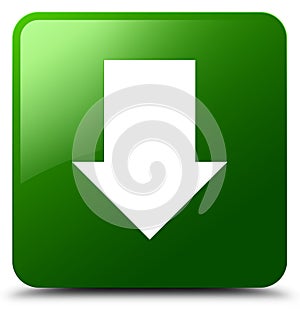 Download arrow icon green square button