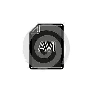 Download AVI document icon - vector file format symbol