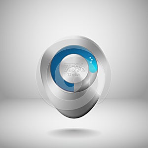 Download bar. Vector illustration