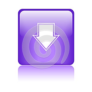 Download button square purple