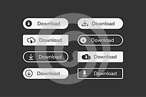 Download and cloud storage buttons