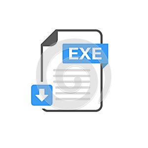 Download EXE file format, extension icon