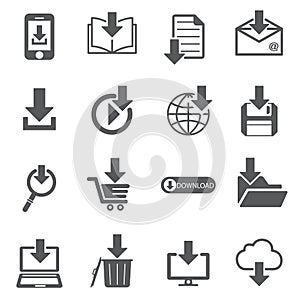 Download file icon set