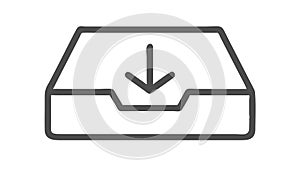 Download Folder Icon, Save Files Vector, vector design Generative AI