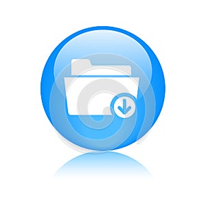 Download folder sign icon photo