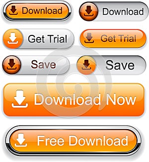 Download high-detailed modern buttons.