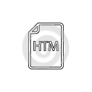 Download HTM document icon - vector file format