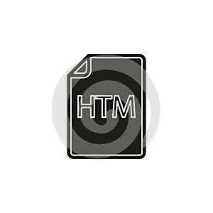 Download HTM document icon - vector file format symbol